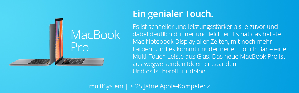 MacBook Pro mit TouchBar